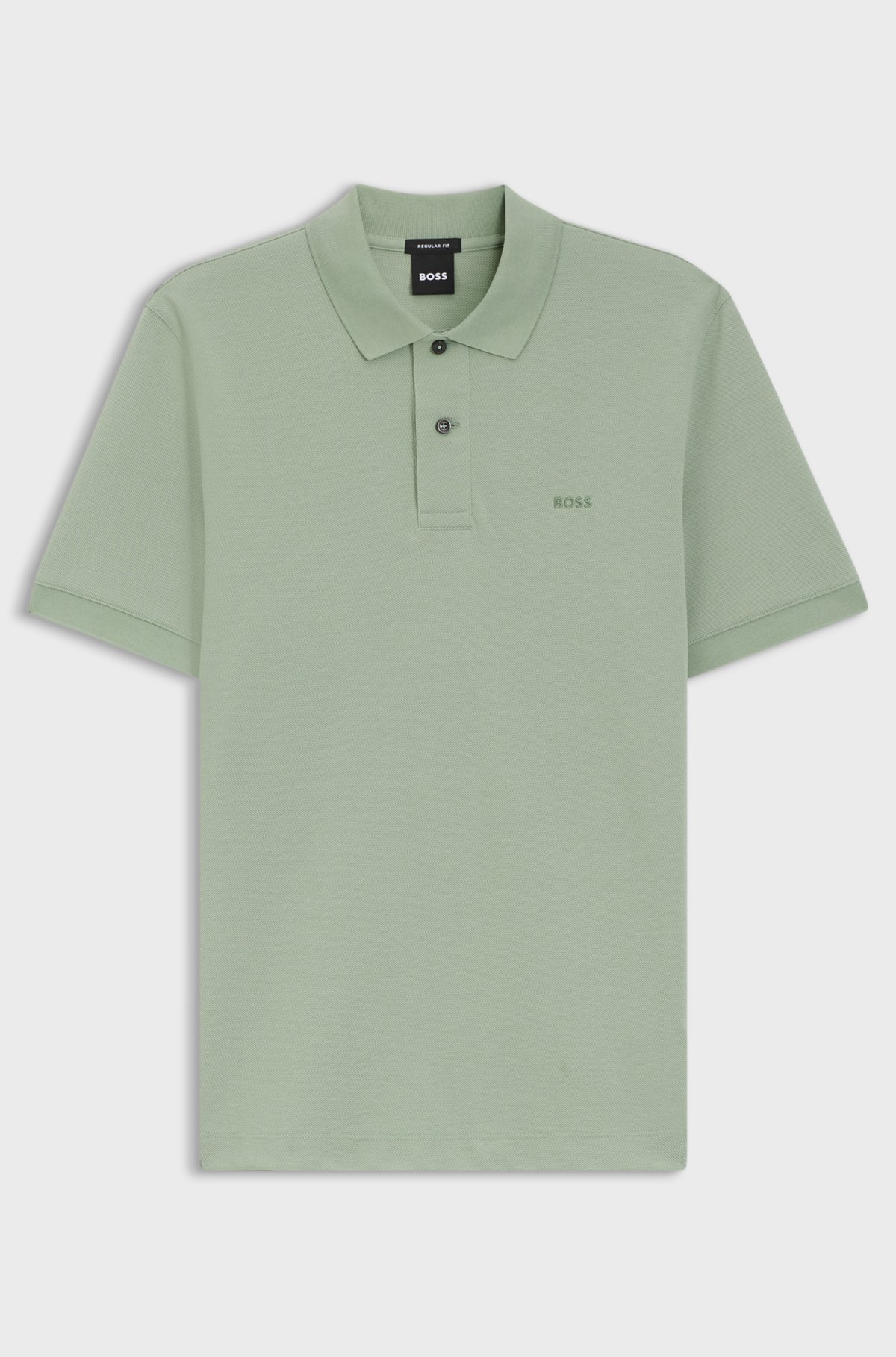 Pallas cotton polo shirt, Light Green