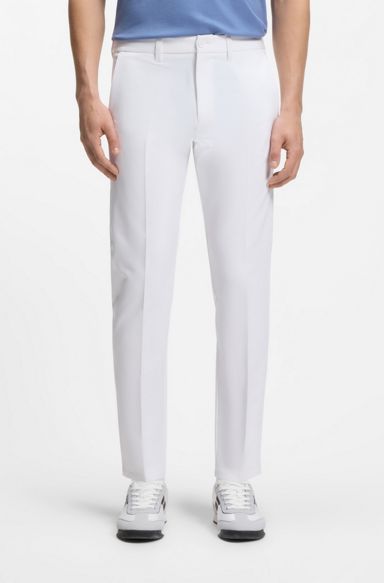 Slim-fit trousers, White
