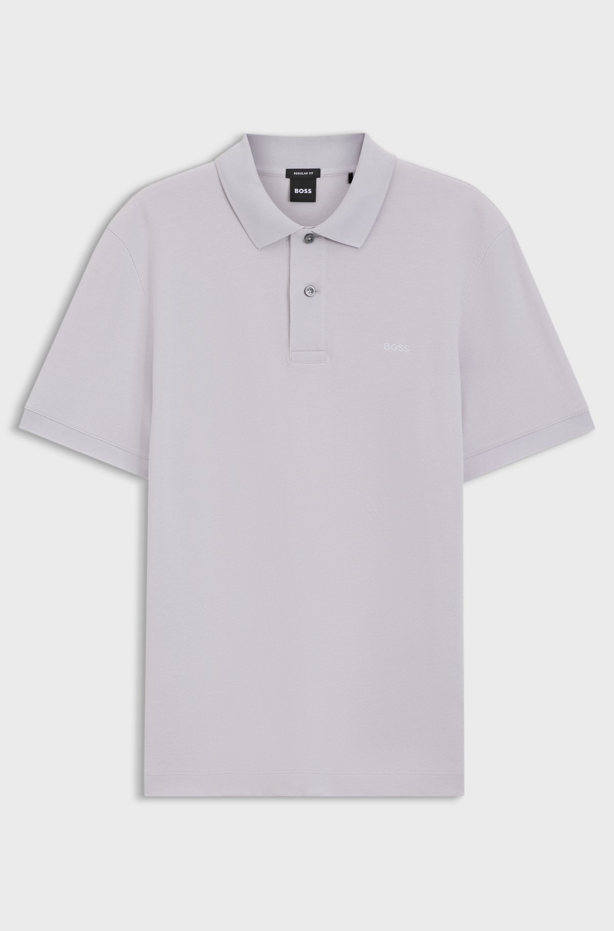 Pallas cotton polo shirt, Light Purple