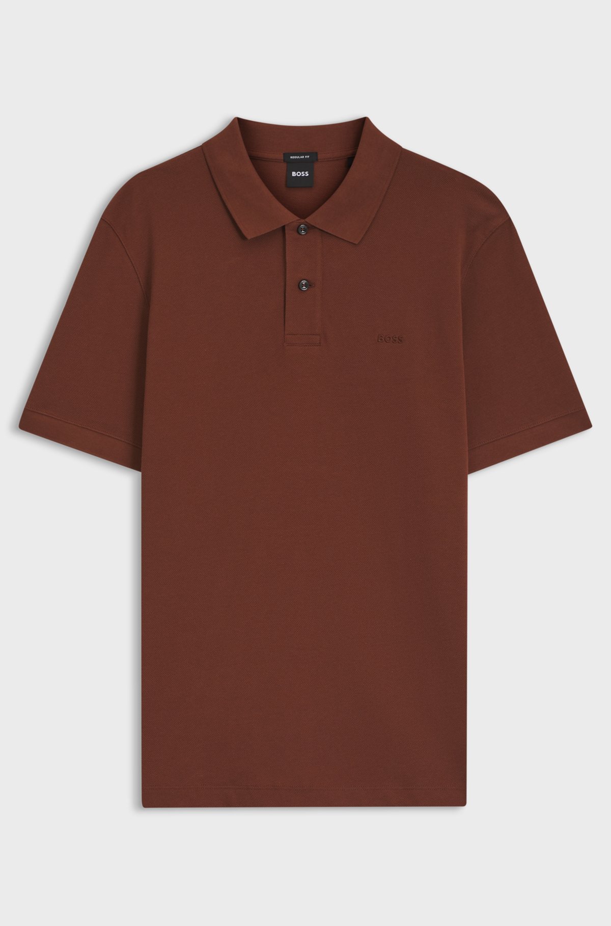 Pallas cotton polo shirt, Brown