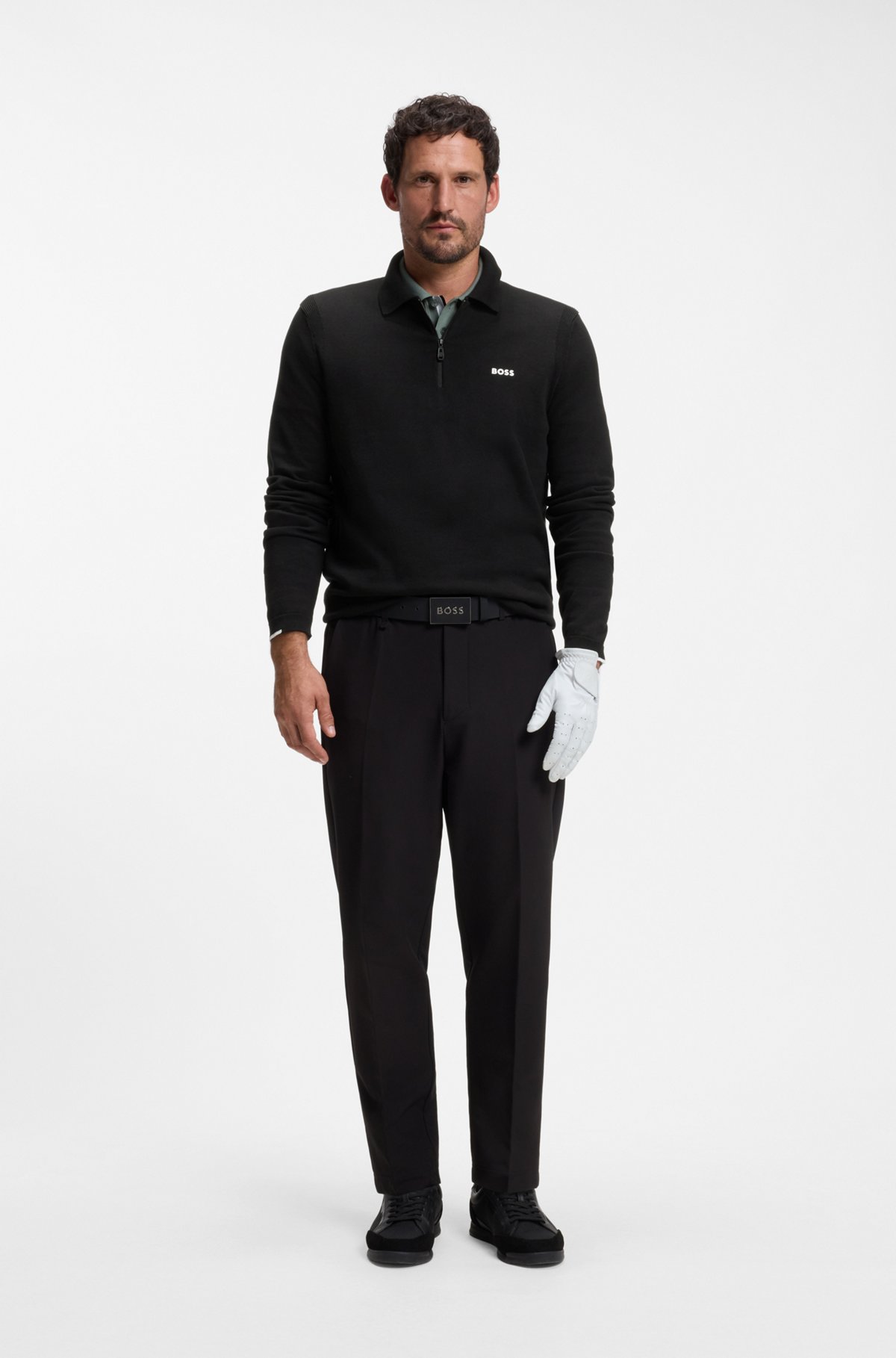 Cotton sweater, Black