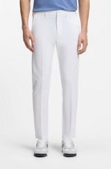 Slim-fit trousers, White