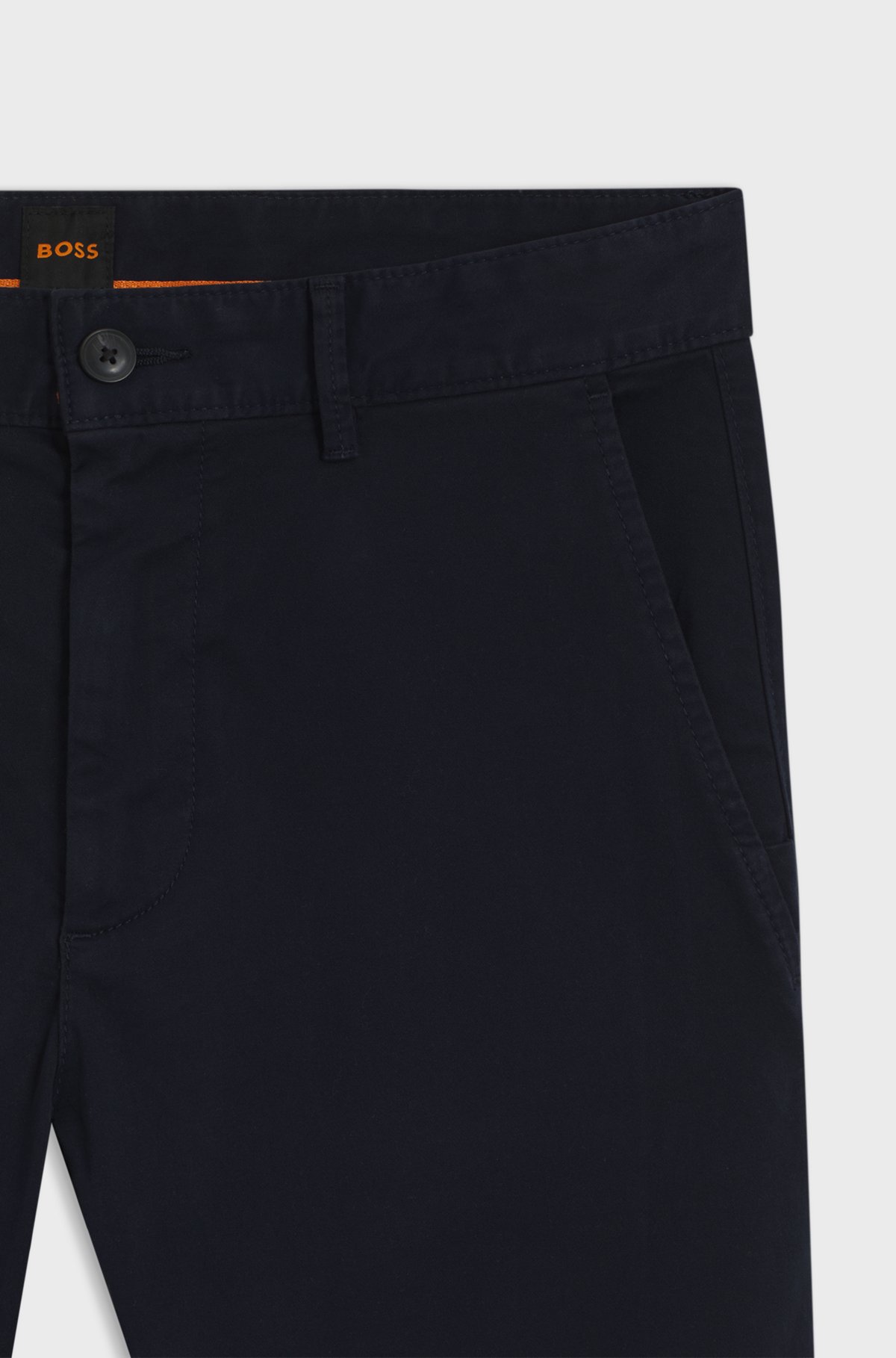 Slim-fit chinos, Dark Blue