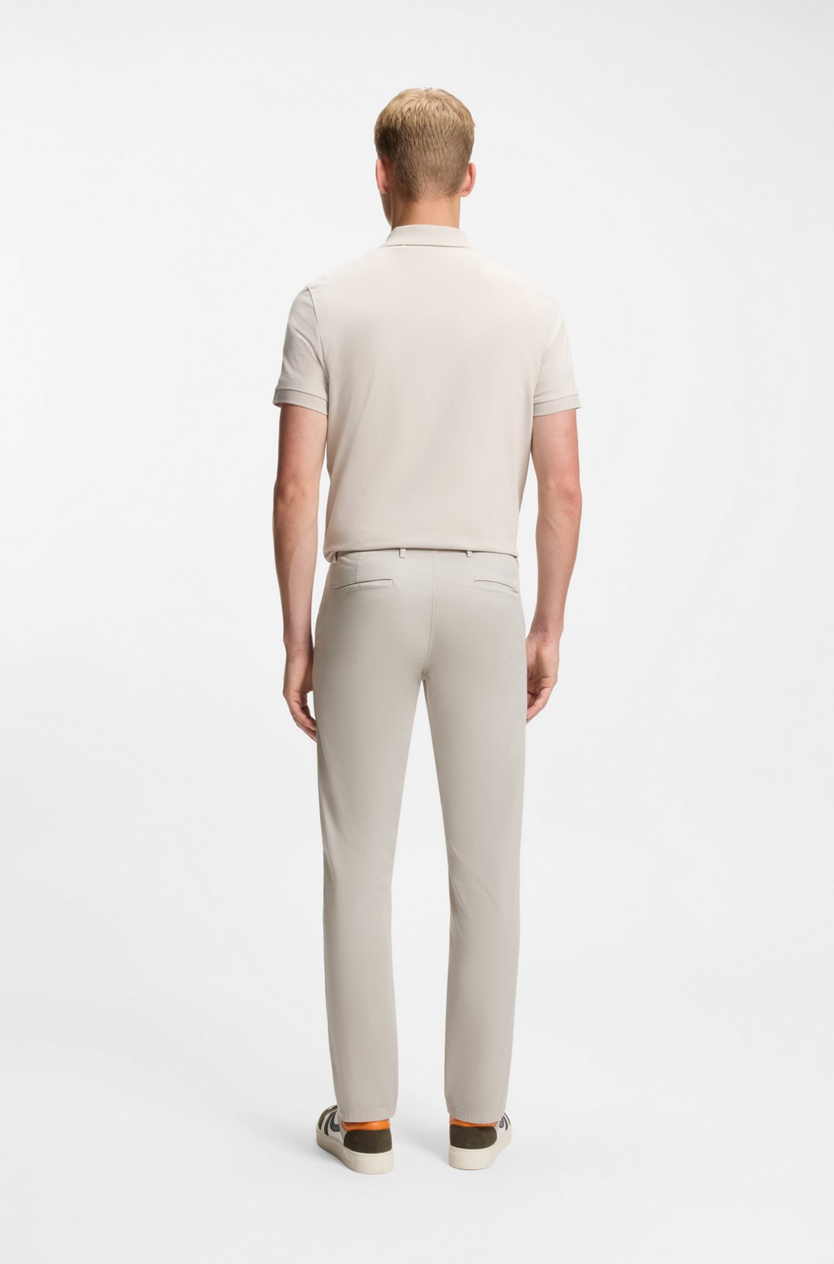 Slim-fit chinos, Light Grey