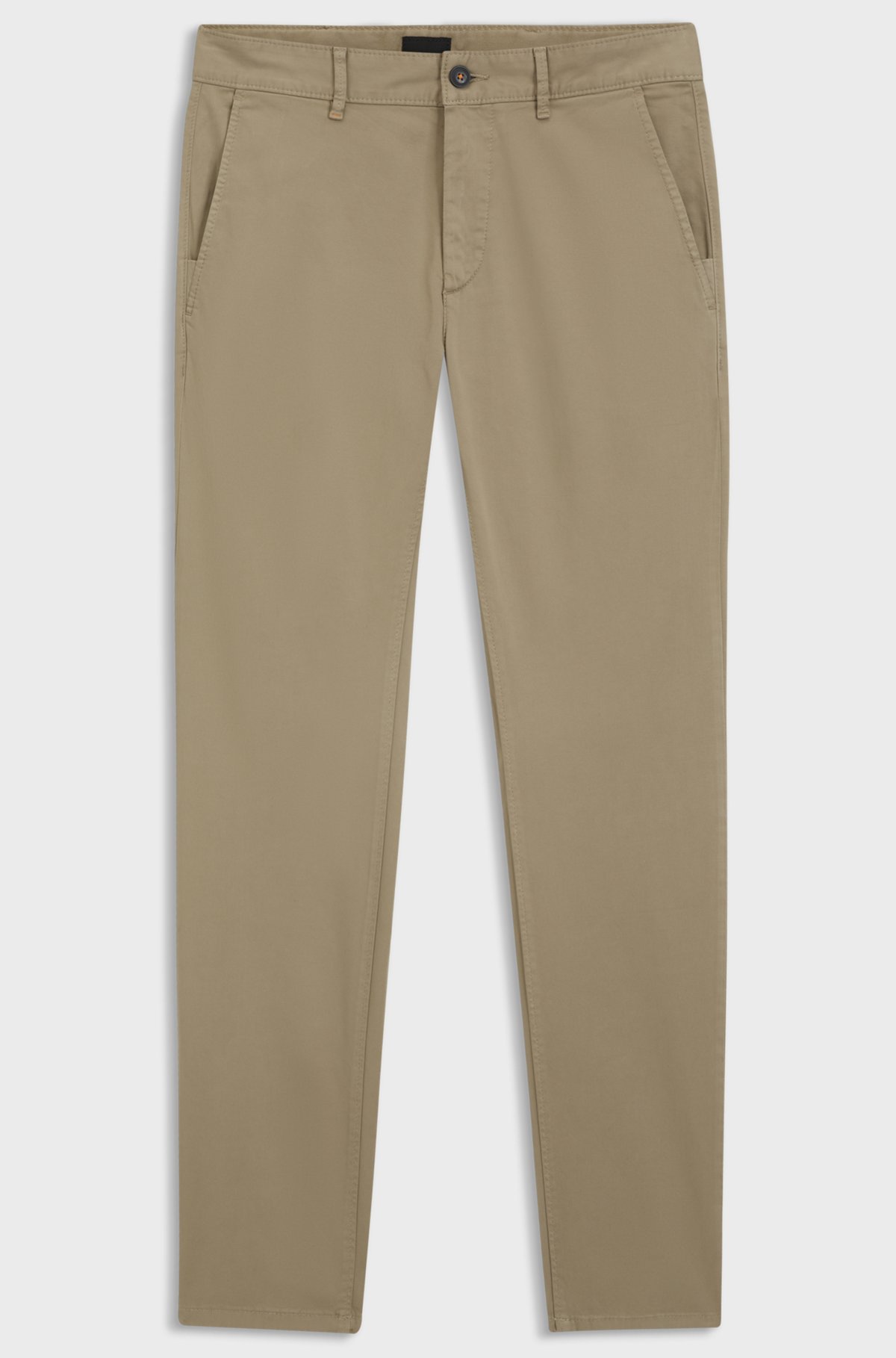 Slim-fit chinos, Beige