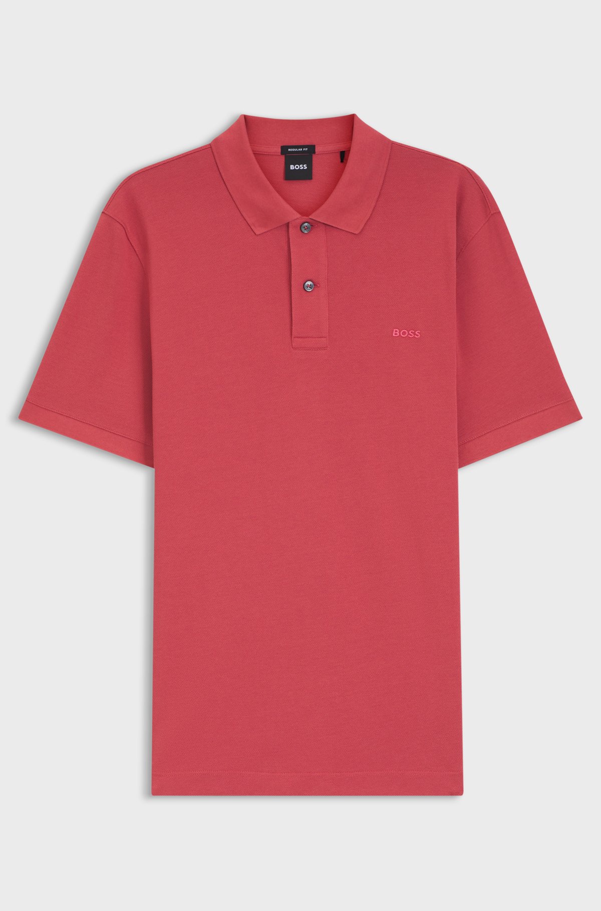 Pallas cotton polo shirt, Red
