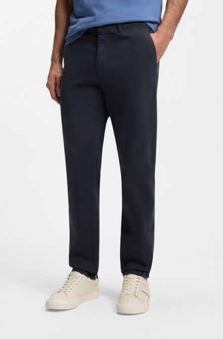 Tapered-fit chinos, Dark Blue
