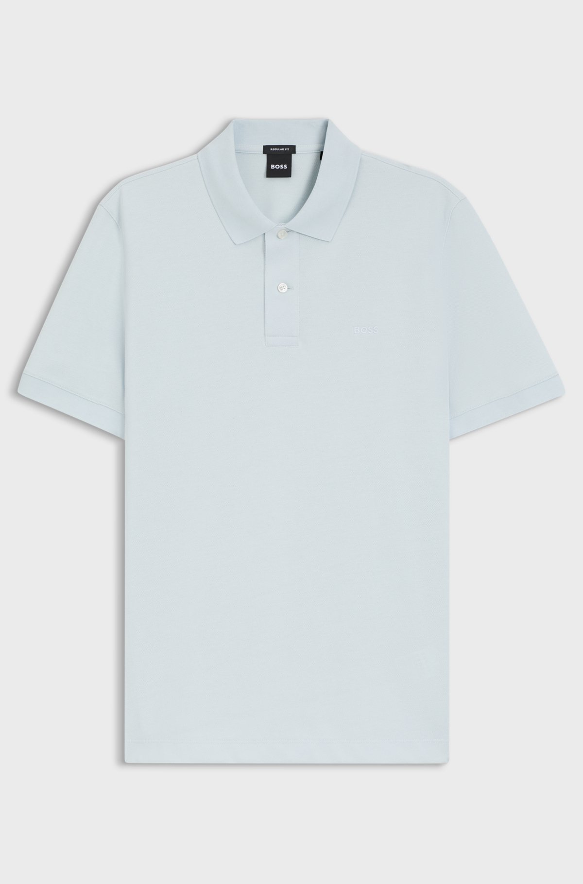 Pallas cotton polo shirt, Light Blue