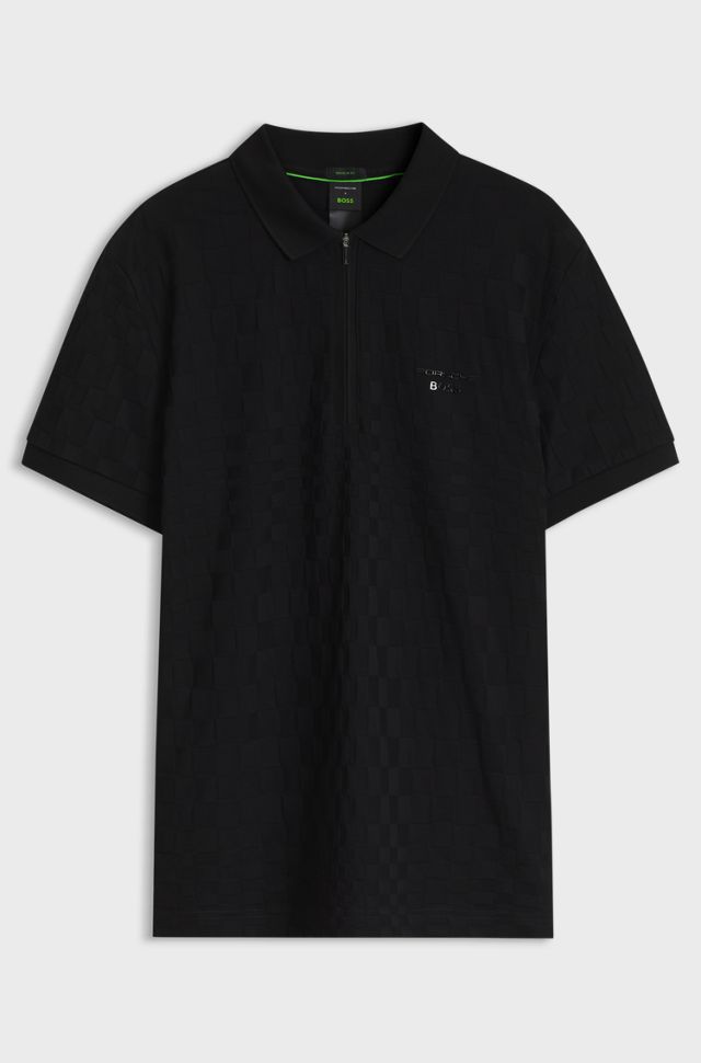 Porsche x BOSS polo shirt with Pasha pattern