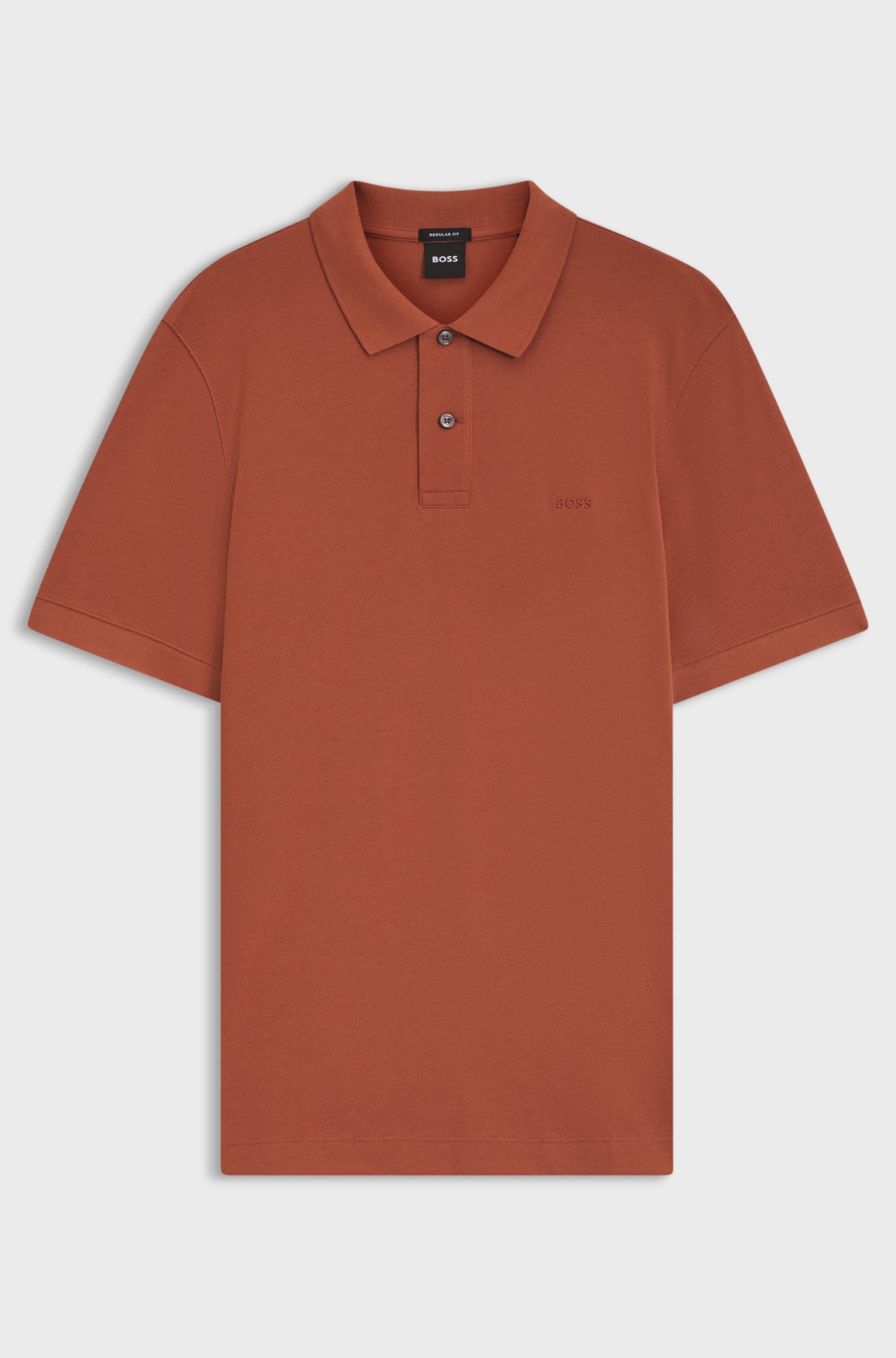 Pallas cotton polo shirt, Brown