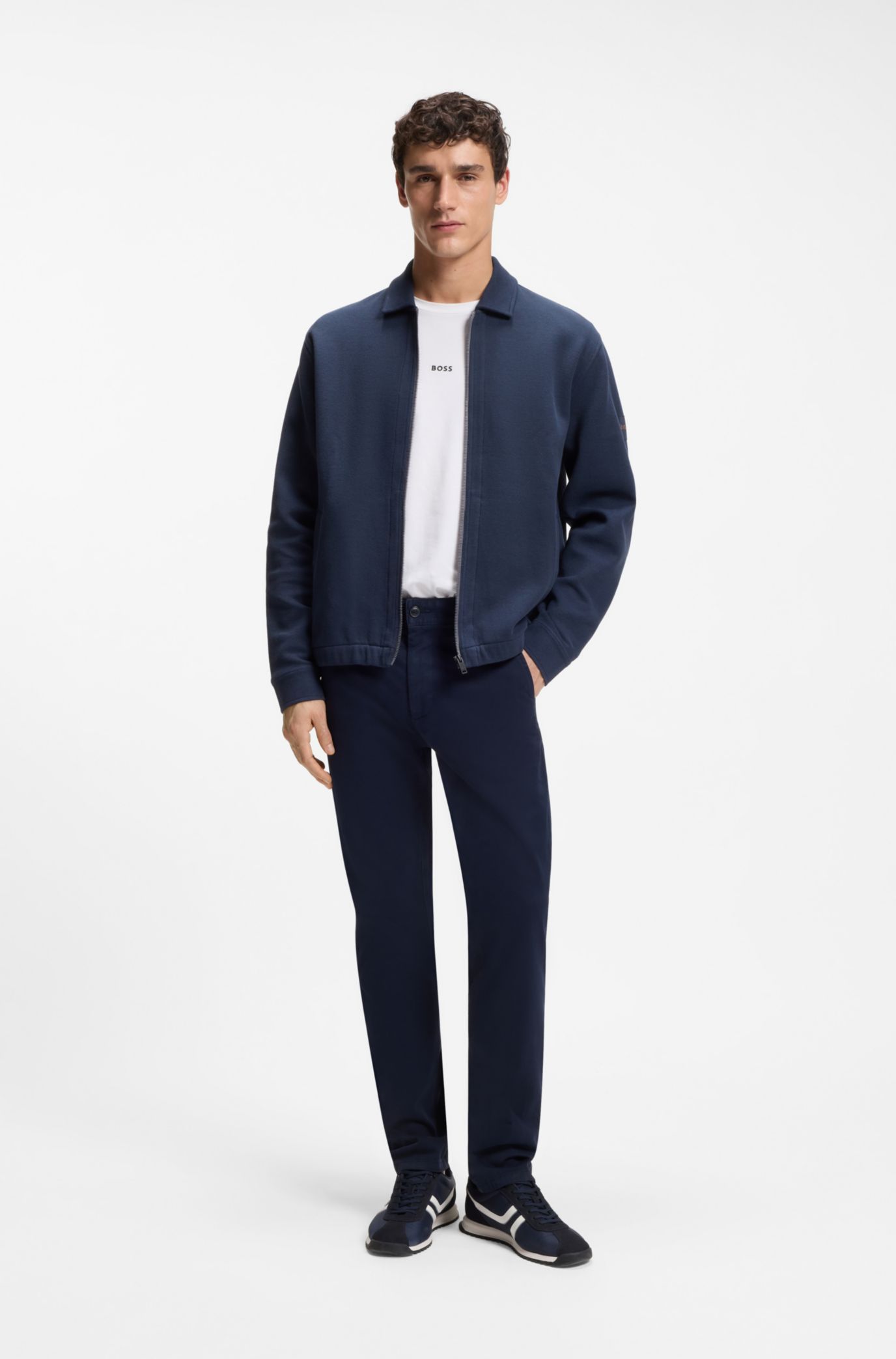 Slim-fit chinos, Dark Blue