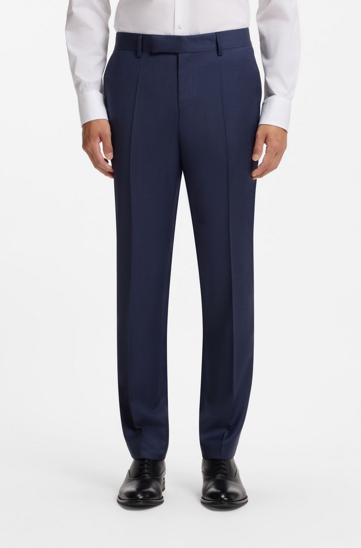 BOSS ONE slim-fit trousers, Blue