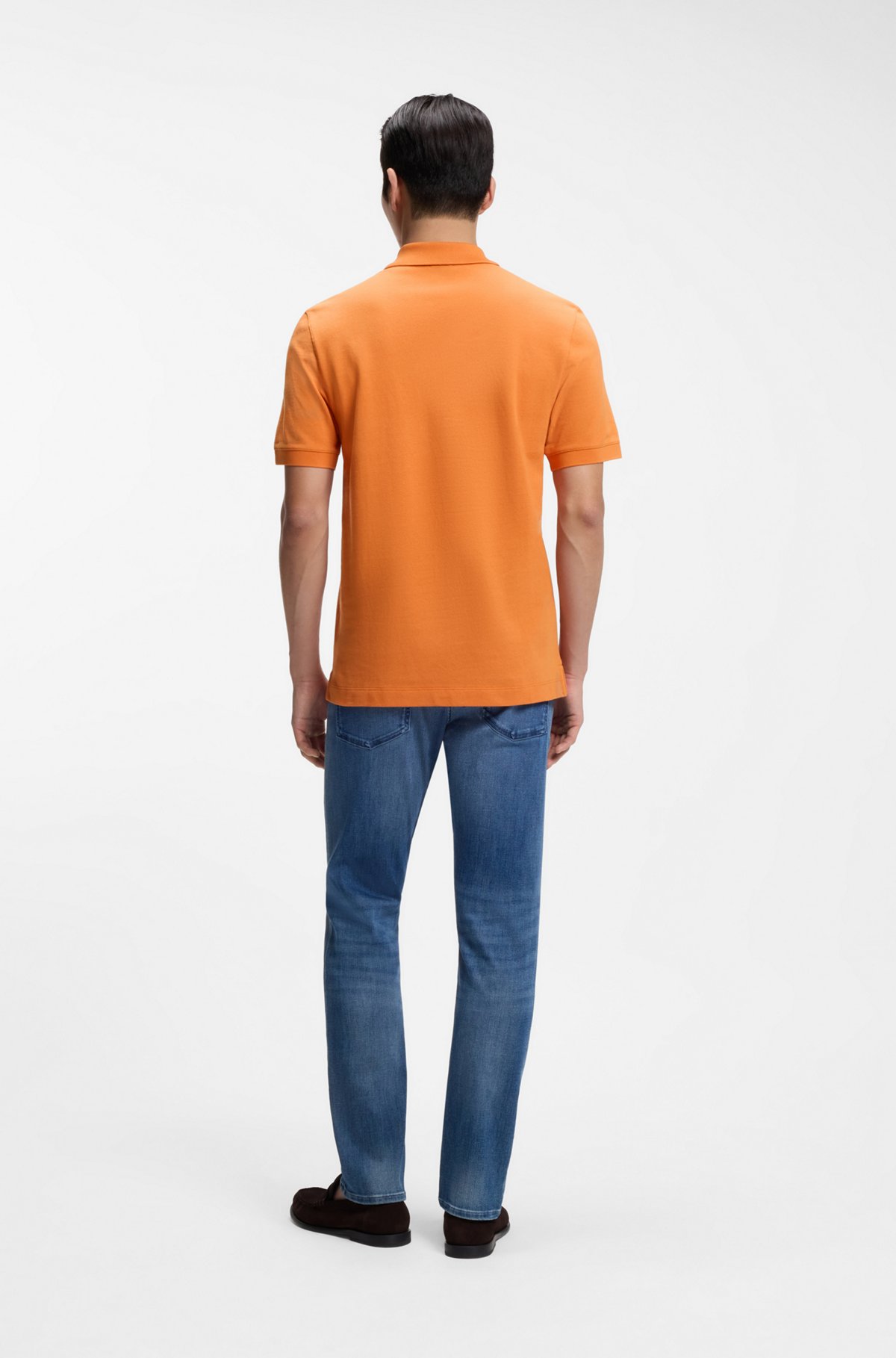 Pallas cotton polo shirt, Orange