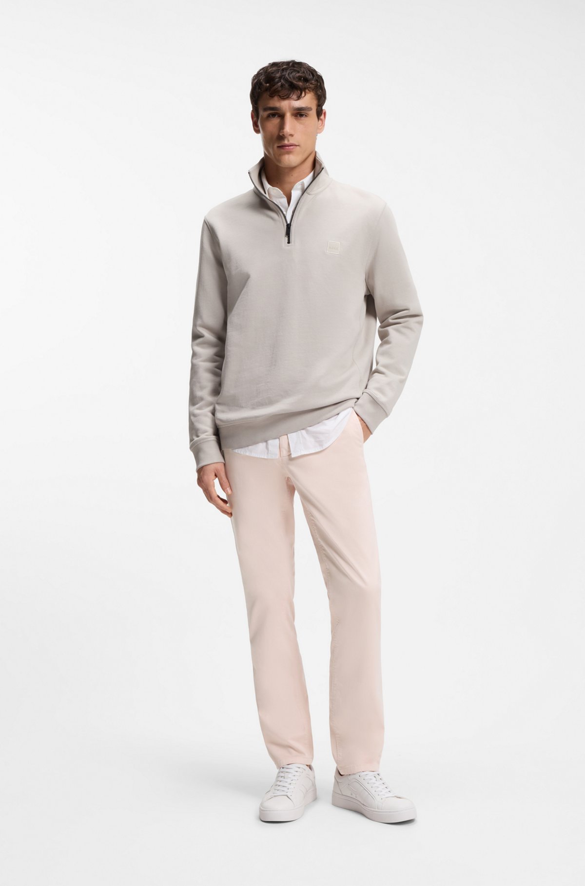 Slim-fit chinos, Light Pink