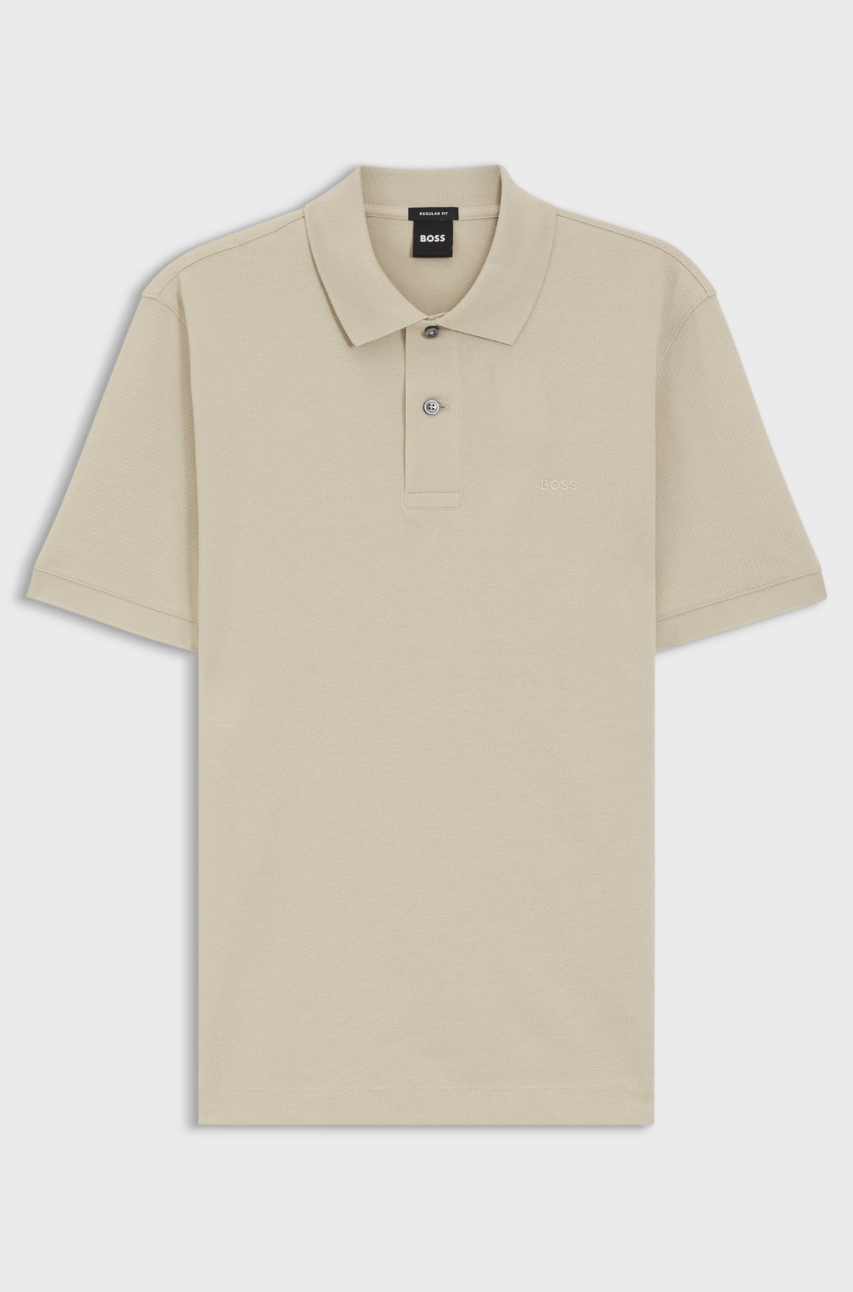 Pallas cotton polo shirt, Light Beige