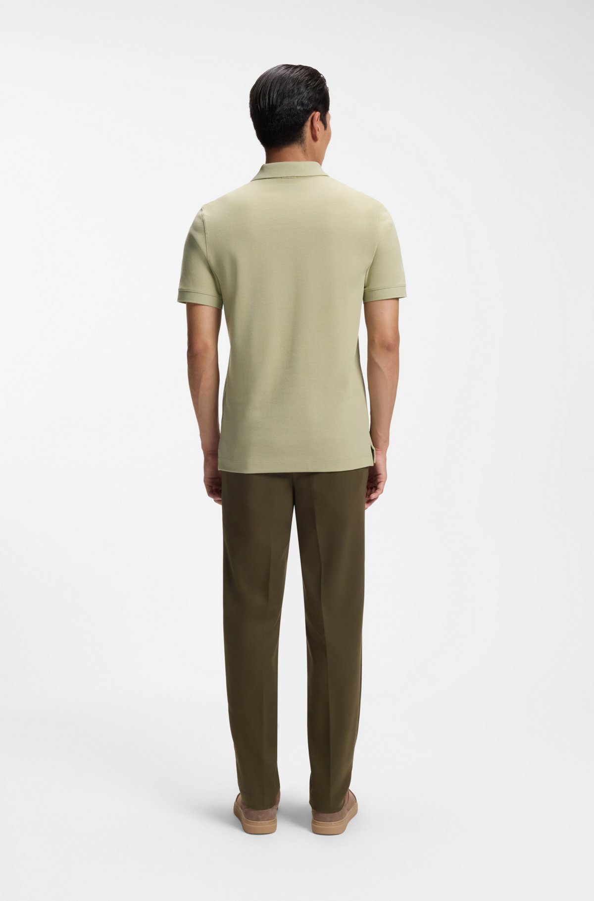 Pallas cotton polo shirt, Khaki