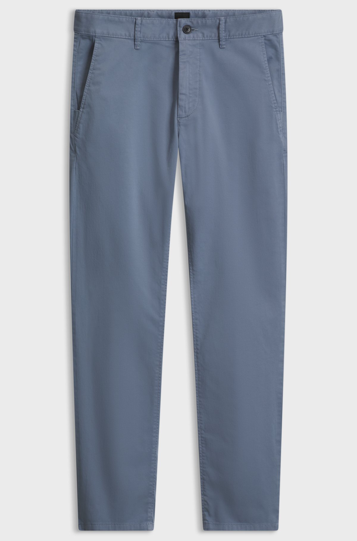 Slim-fit chinos, Blue