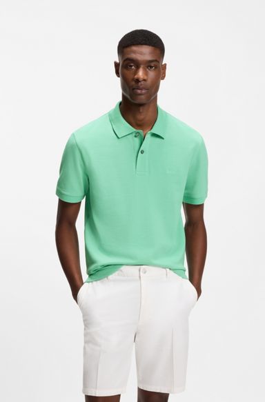 Pallas cotton polo shirt, Light Green