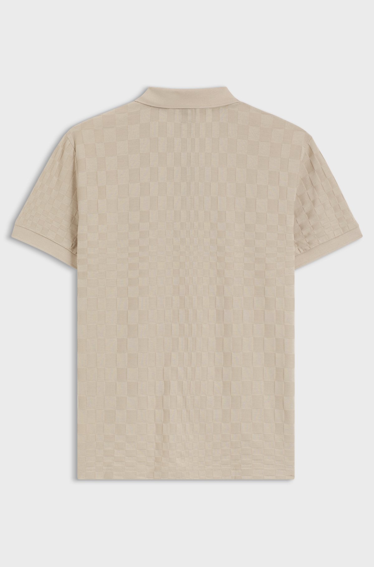 Porsche x BOSS polo shirt with Pasha pattern, Light Beige