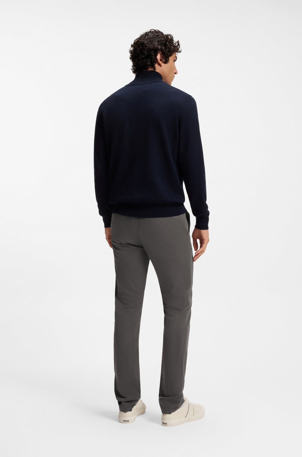 Slim-fit chinos, Dark Grey