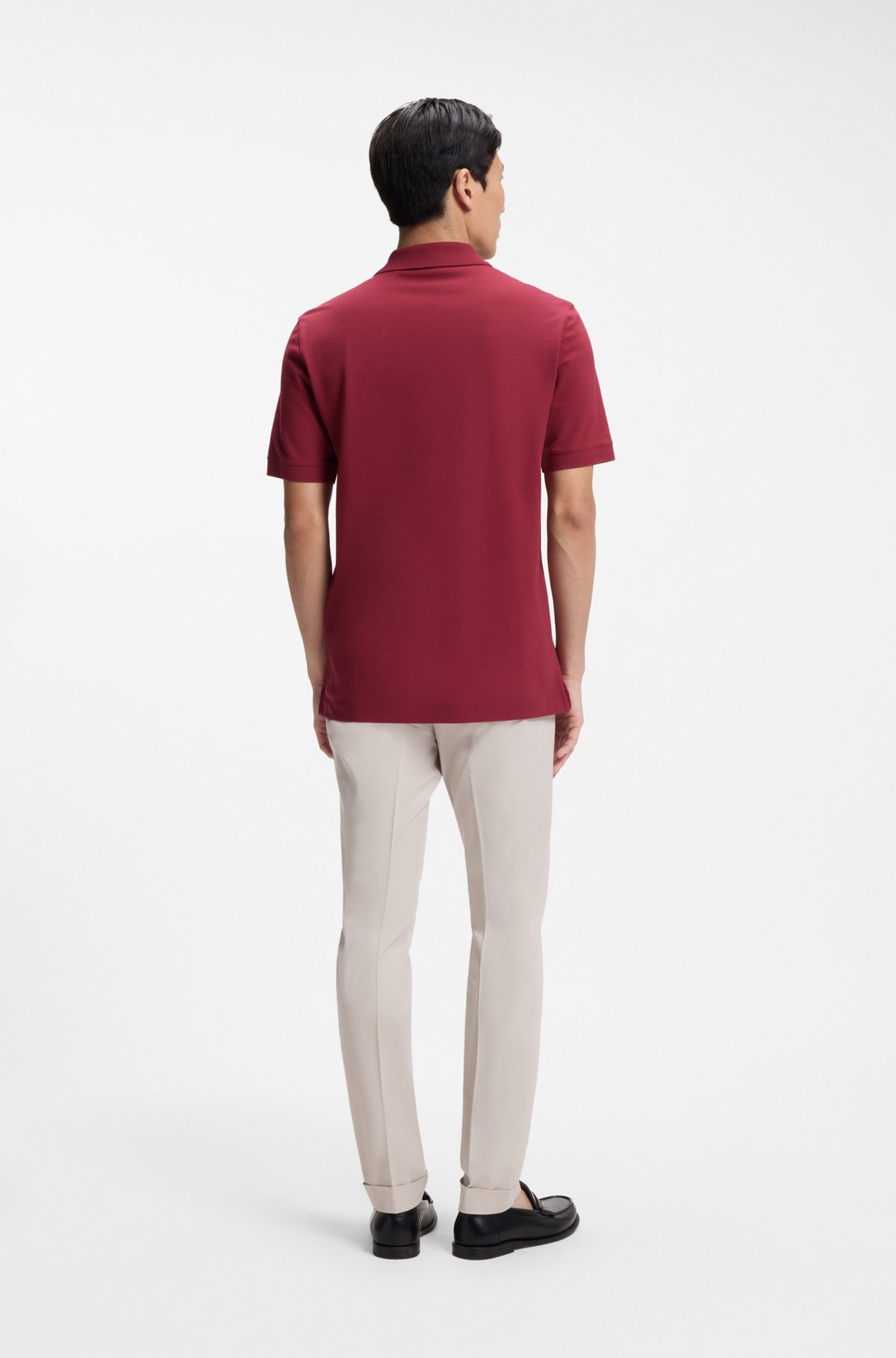 Pallas cotton polo shirt, Red