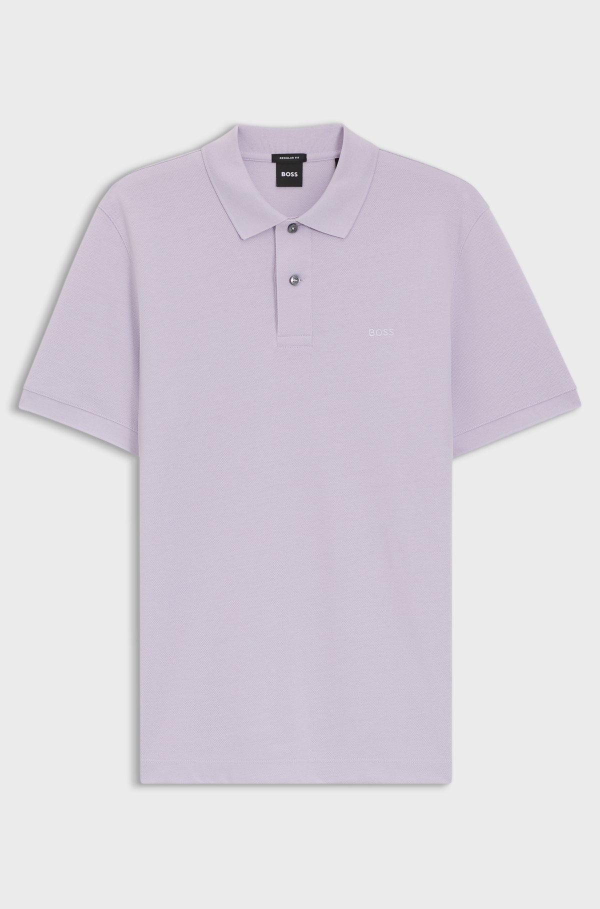 Pallas cotton polo shirt, Light Purple