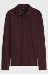 Pallas cotton polo shirt, Dark Brown