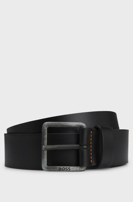 Leather belt, Black