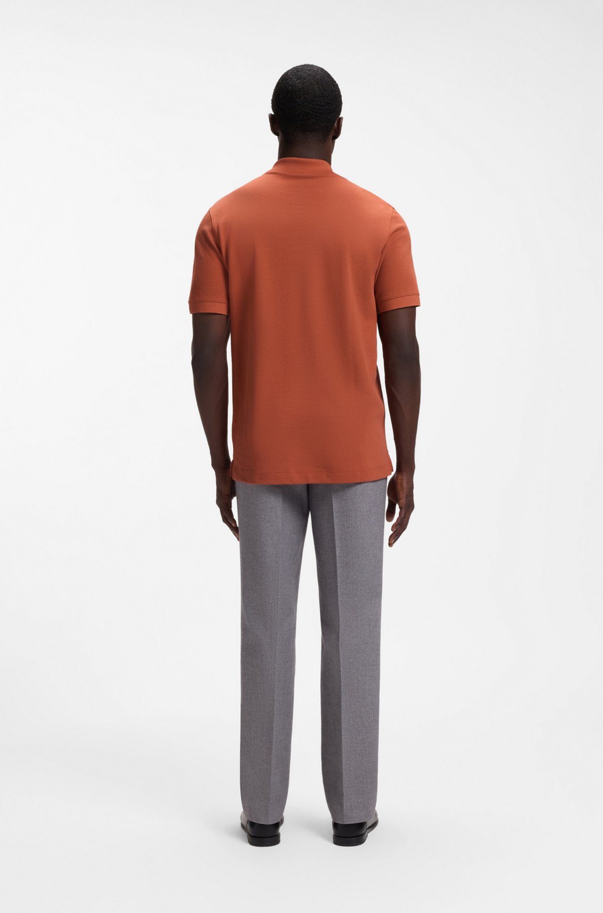Pallas cotton polo shirt, Brown