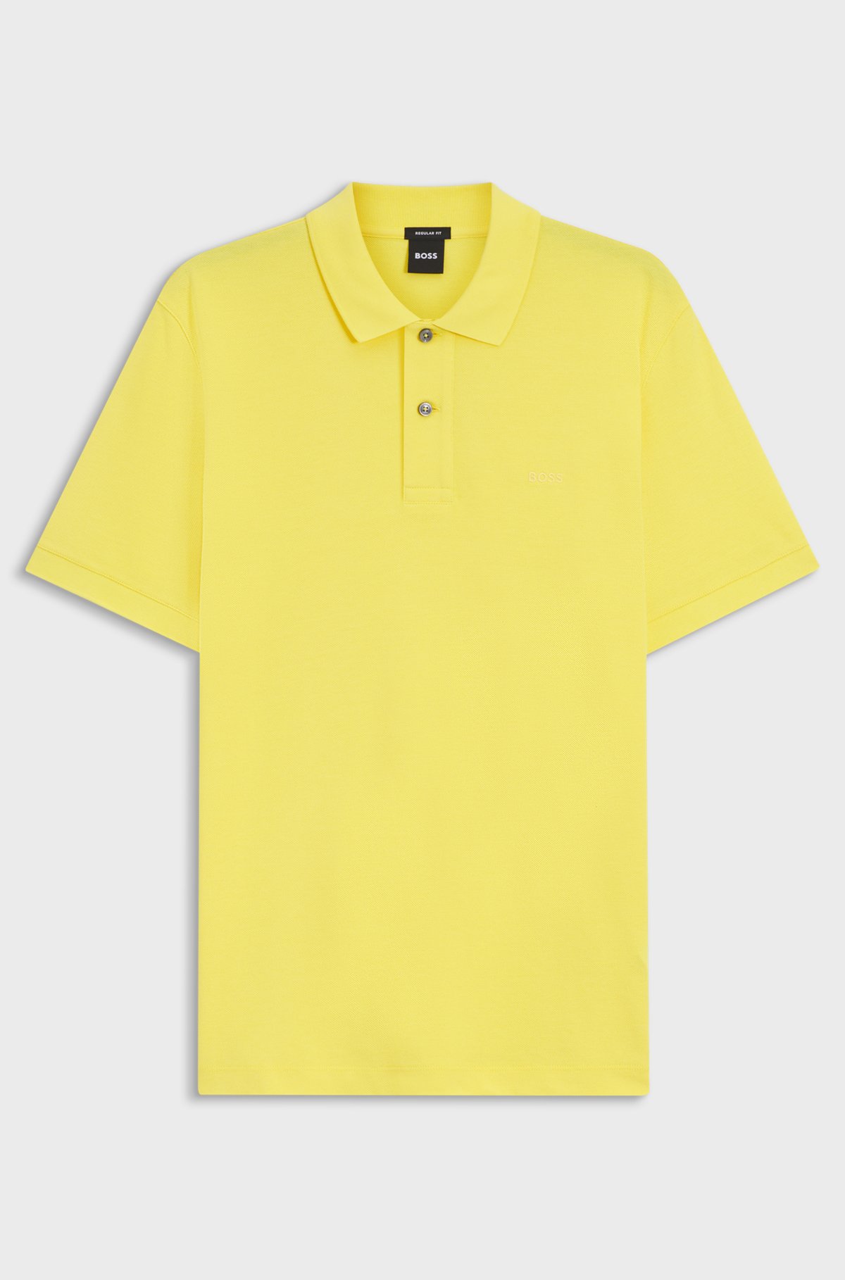 Pallas cotton polo shirt, Yellow