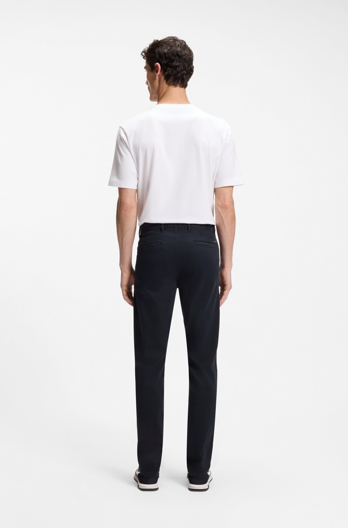 Slim-fit chinos, Dark Blue