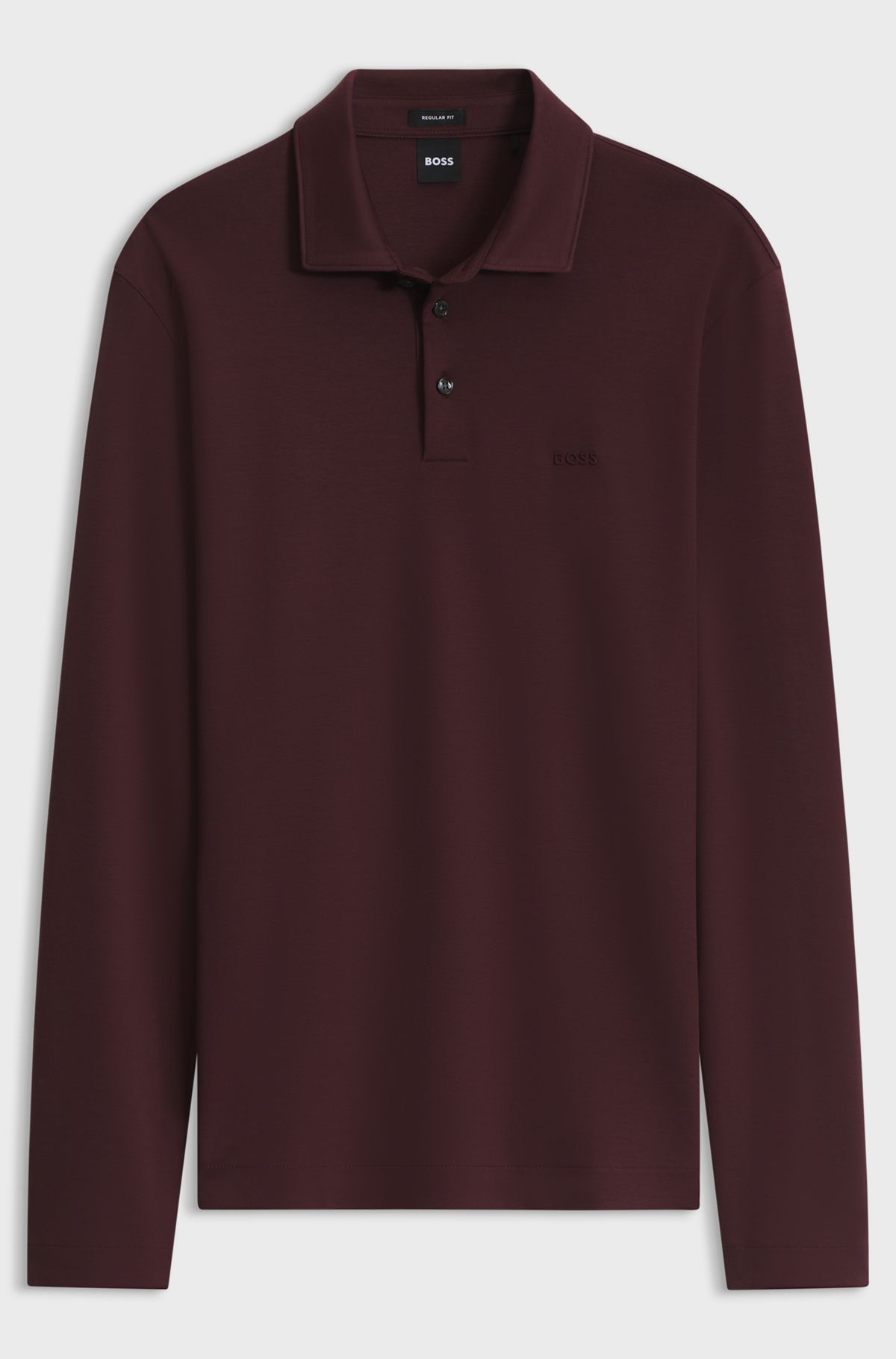 Pallas cotton polo shirt, Dark Brown