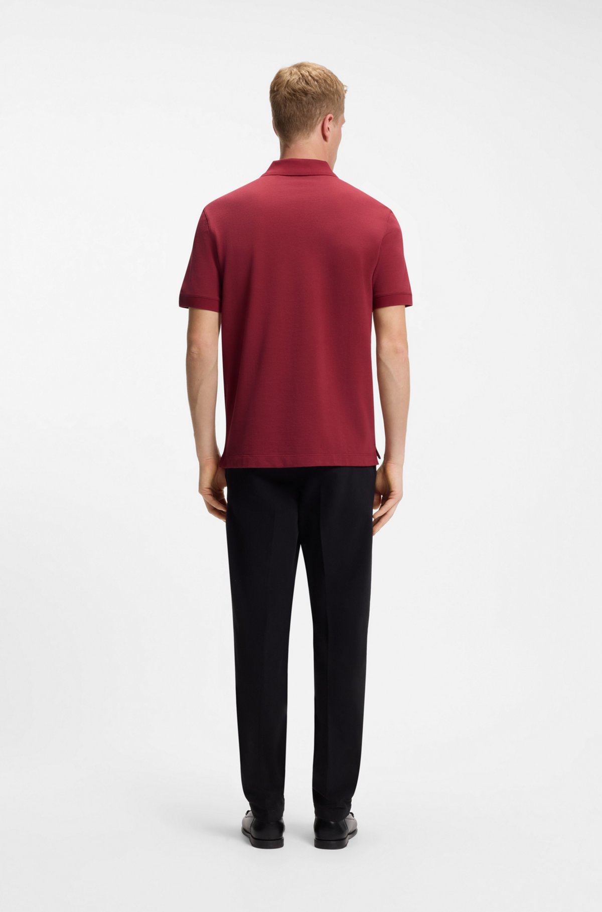 Pallas cotton polo shirt, Red