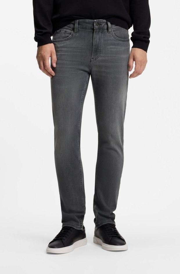 Delaware slim-fit jeans, Grey