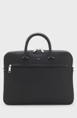 Faux-leather document case, Black