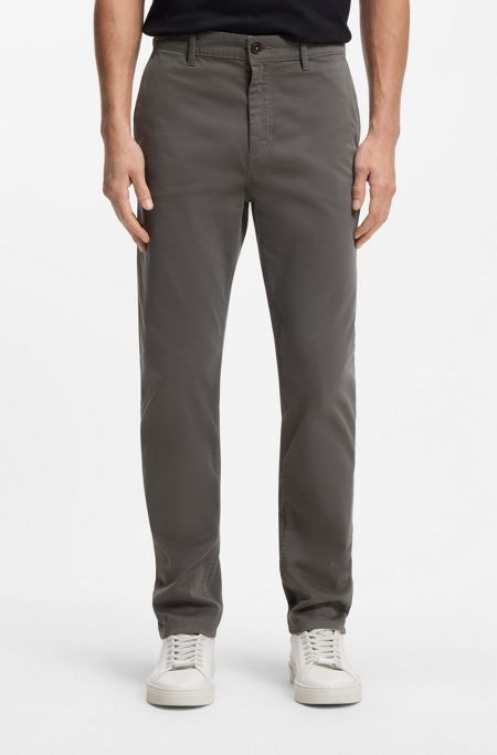 Tapered-fit chinos, Dark Grey