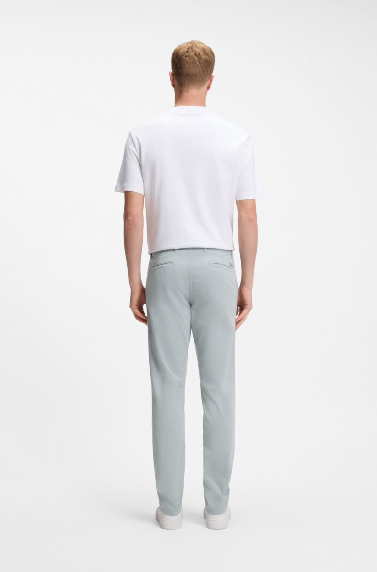 Slim-fit chinos, Light Grey