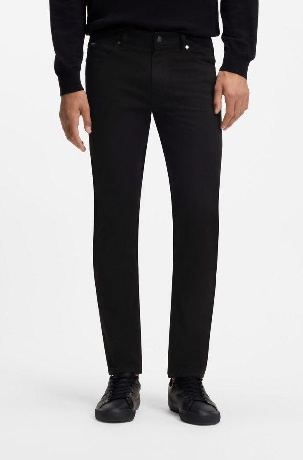 Delaware slim-fit jeans, Black