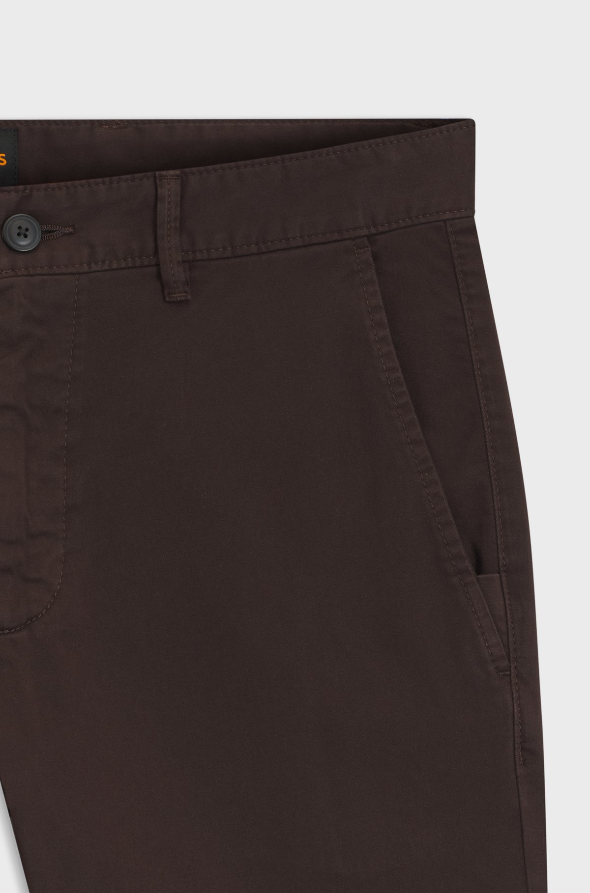 Slim-fit chinos, Dark Brown