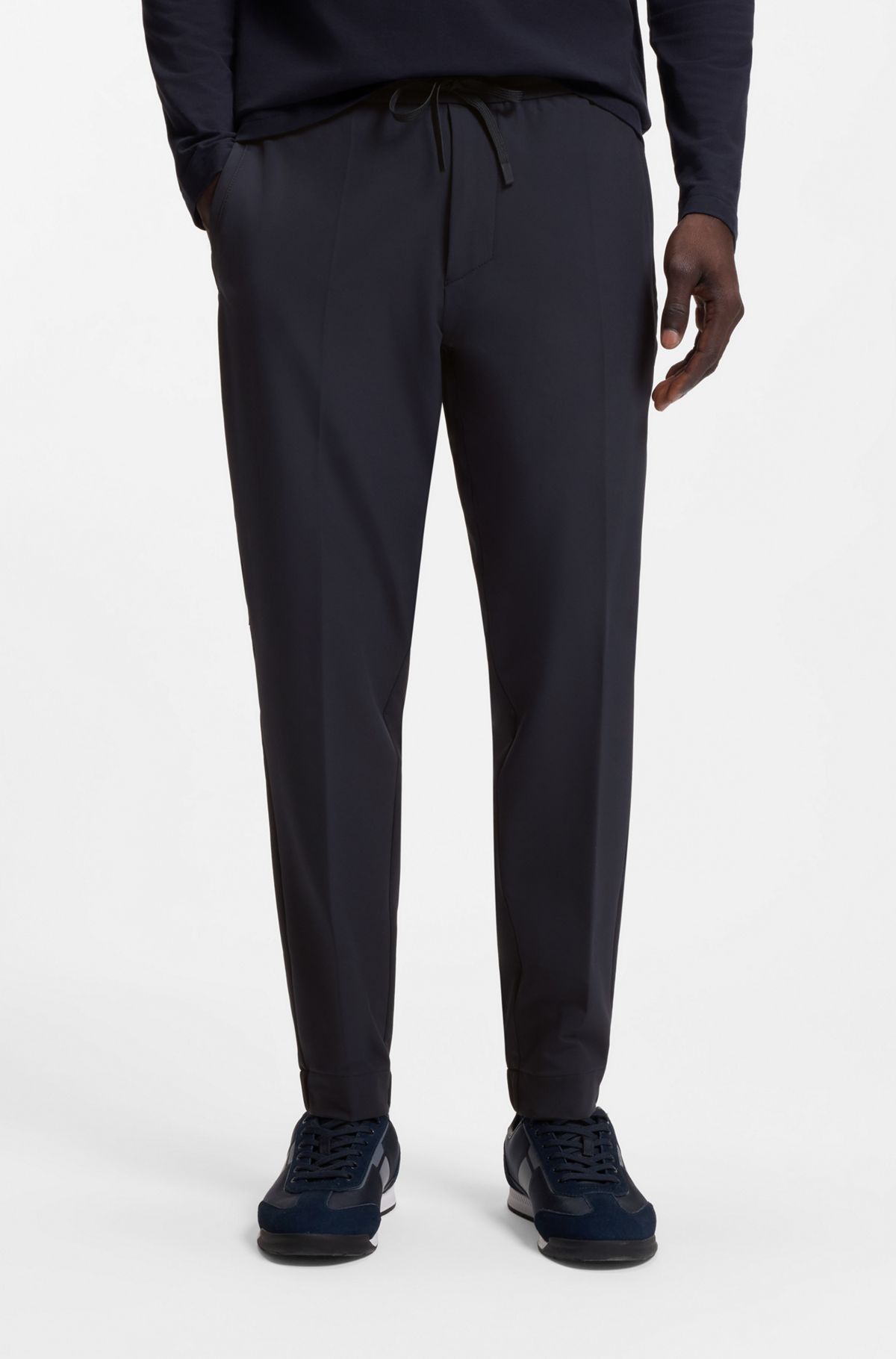 Tapered-fit trousers, Dark Blue