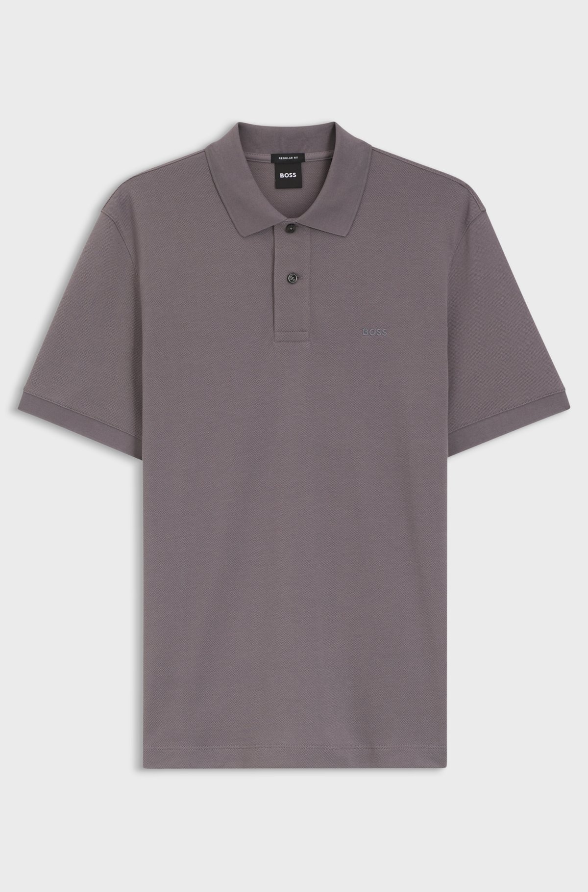 Pallas cotton polo shirt, Dark Purple