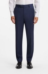 BOSS ONE slim-fit trousers, Blue