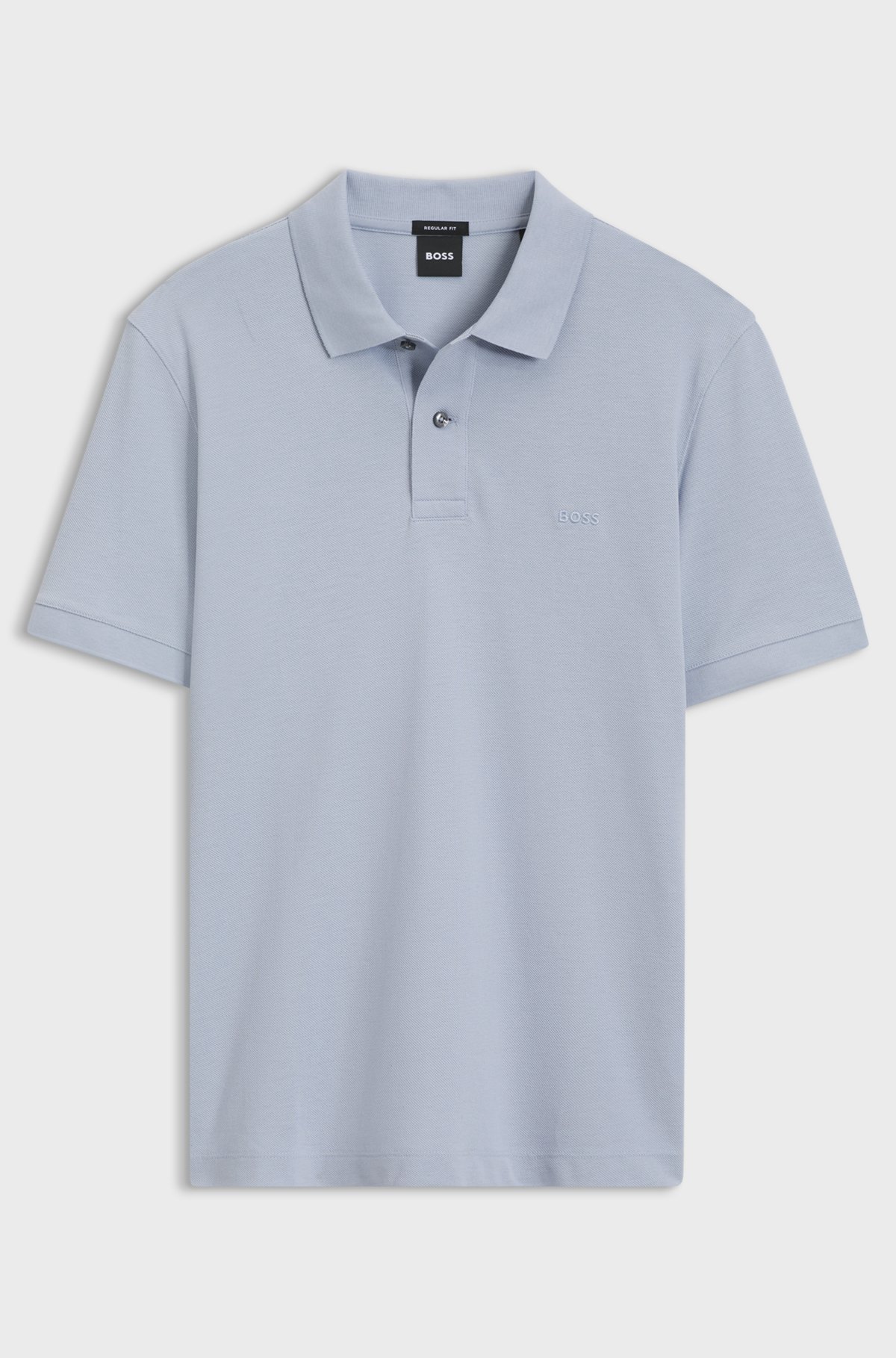 Pallas cotton polo shirt, Light Blue