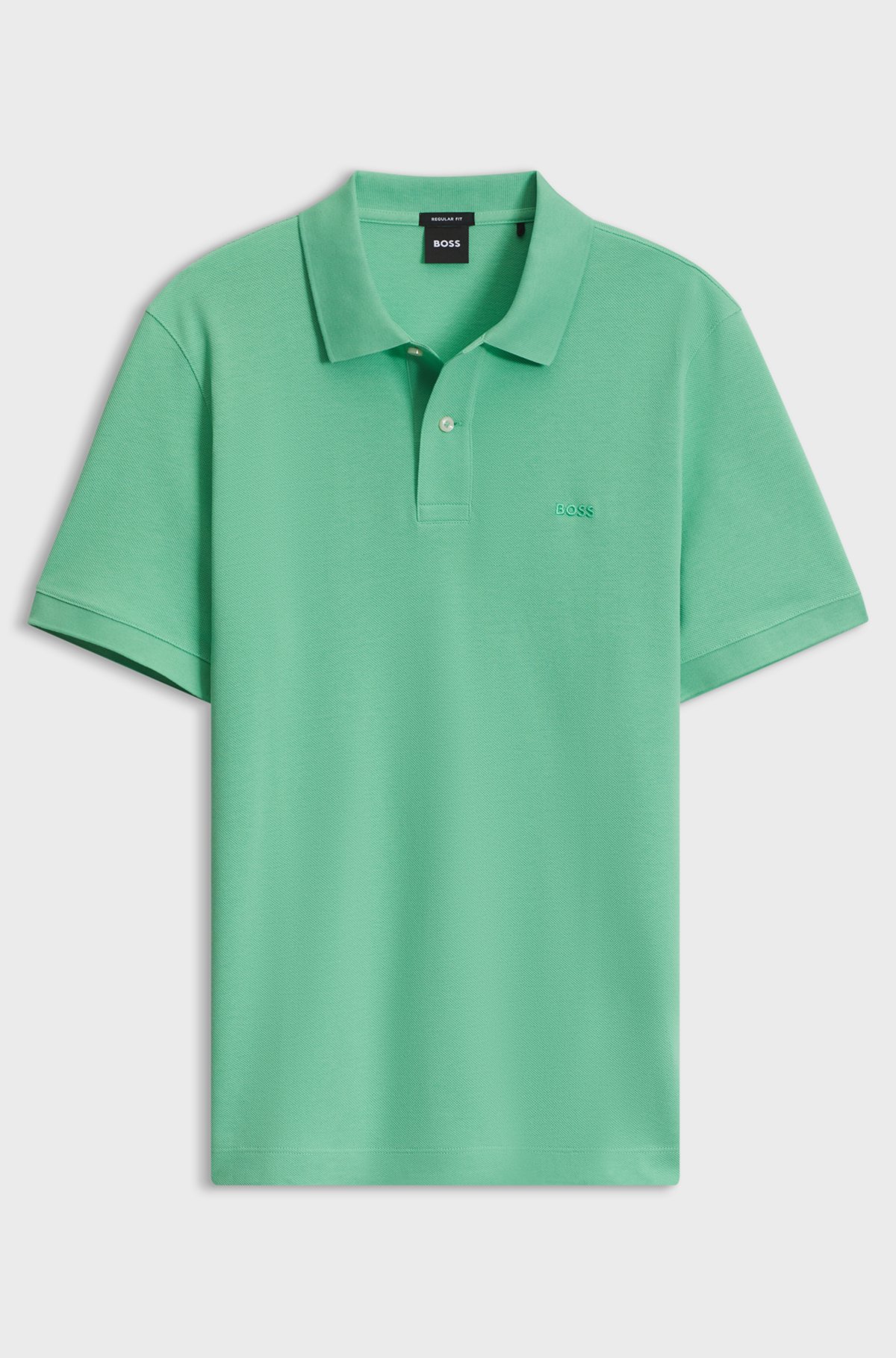 Pallas cotton polo shirt, Light Green