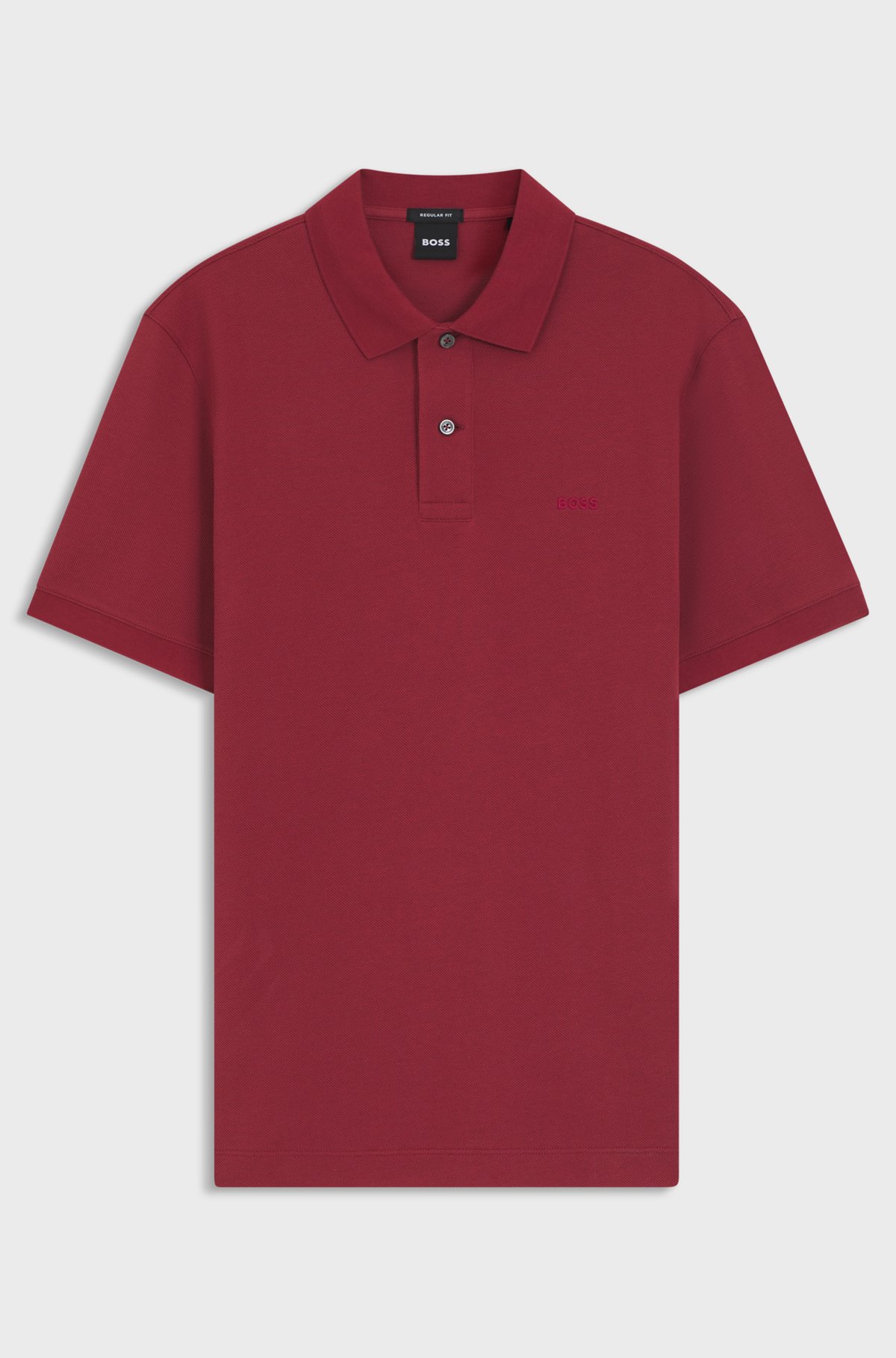 Pallas cotton polo shirt, Red