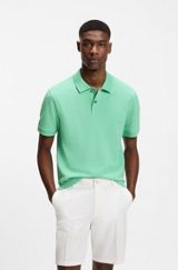 Pallas cotton polo shirt, Light Green