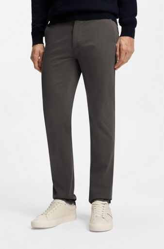 Slim-fit chinos, Dark Grey