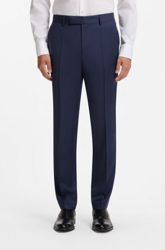 BOSS ONE slim-fit trousers, Blue