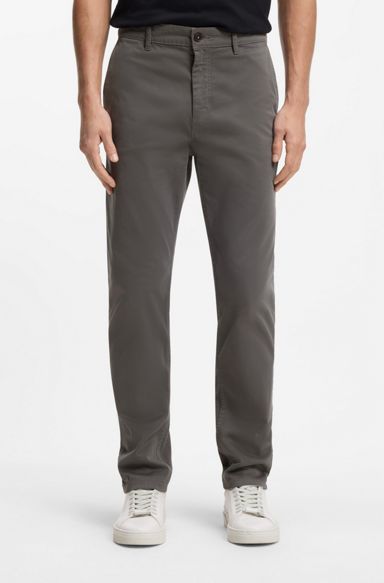 Tapered-fit chinos, Dark Grey