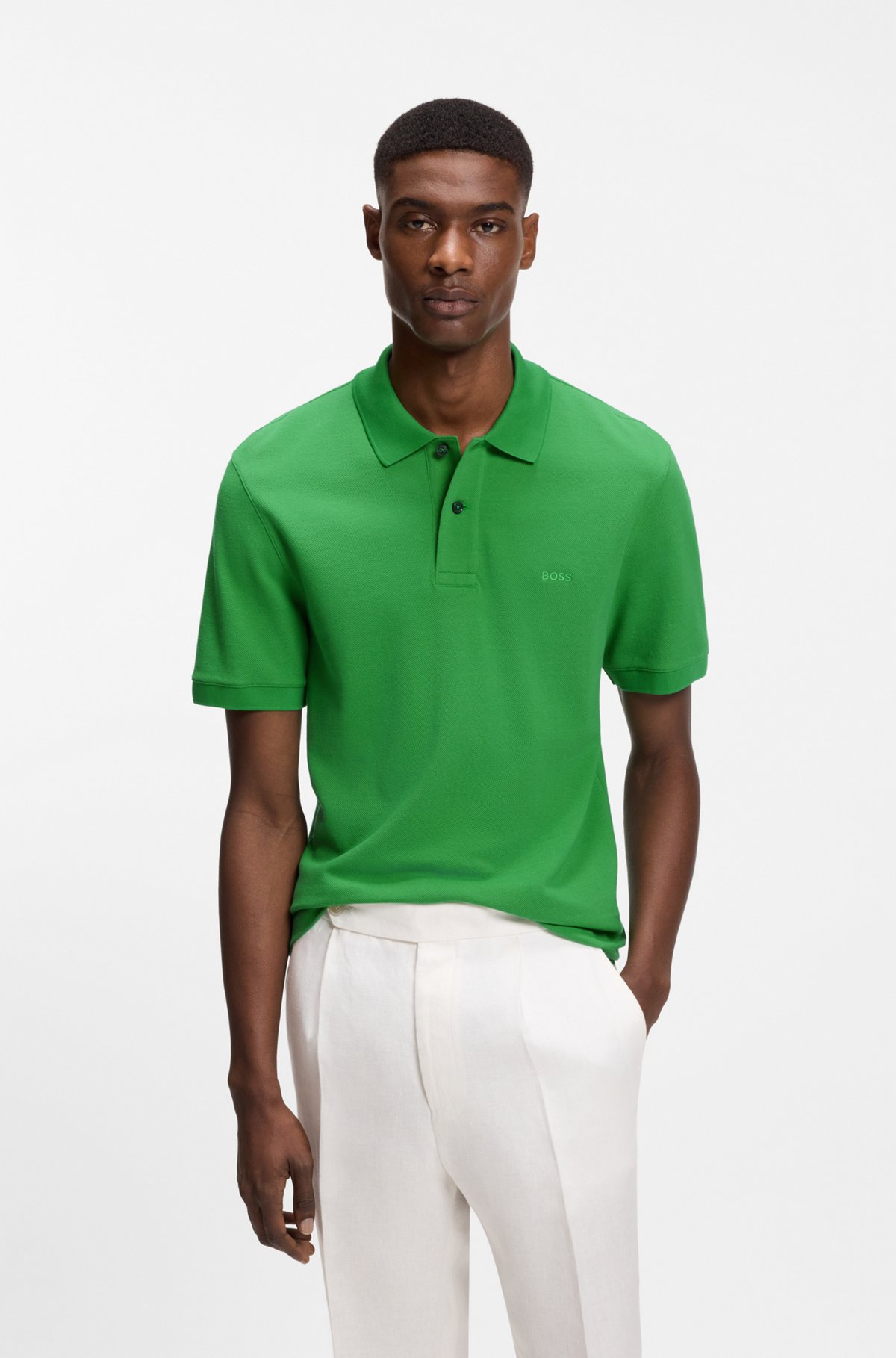 Pallas cotton polo shirt, Green